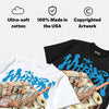 Military Blue 4s DopeSkill T-Shirt Whippin Graphic