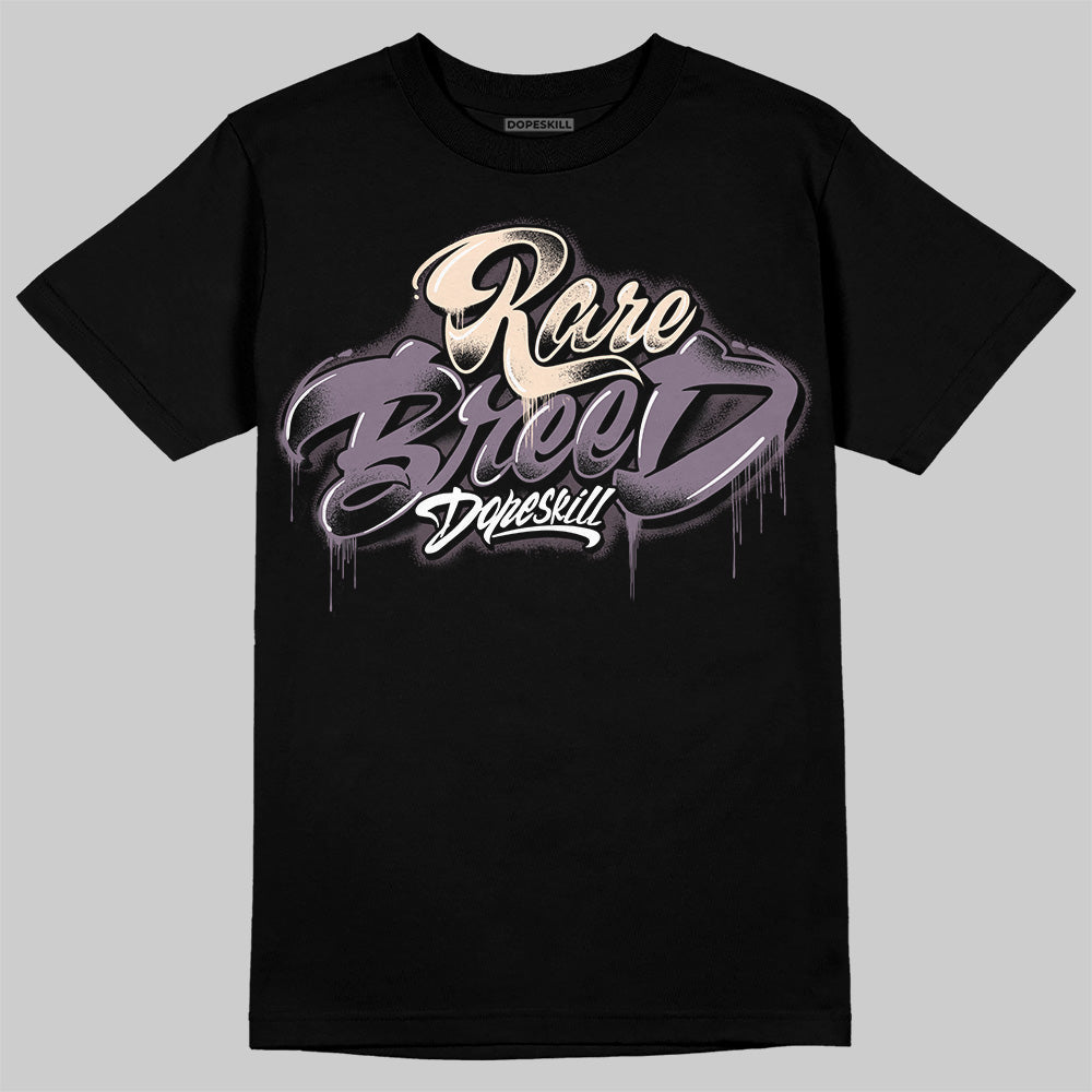 A Ma Maniére x Air Jordan 3 Black Violet Ore DopeSkill T-Shirt Rare Breed Type Graphic Streetwear - Black