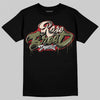 Travis Scott x Jordan 1 Medium Olive DopeSkill T-Shirt Rare Breed Type Graphic Streetwear - Black