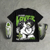Max 95 OG 'Neon' DopeSkill Oversize Print T-Shirt Real Ones Choose Loyalty Graphic