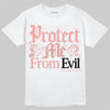 Jordan 40 “Dusty Rose” DopeSkill T-Shirt Protect Me From Evil Graphic Streetwear - White