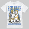 Travis Scott x Air Jordan 1 Low OG “Canary” DopeSkill T-Shirt Real Lover Graphic Streetwear - White