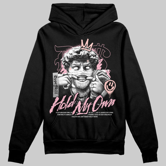 AMIRI White & Pink Stars Court Sneakers DopeSkill Hoodie Sweatshirt New Hold My Own Graphic Streetwear - Black