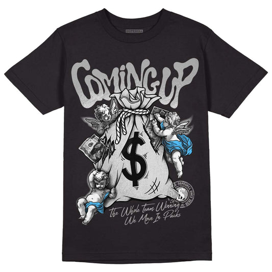 Dunk Low ‘Pure Platinum’ DopeSkill T-Shirt Money Bag Coming Up Graphic Streetwear - black