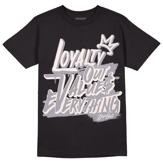 Jordan 2 Cement Grey DopeSkill T-Shirt LOVE Graphic Streetwear - Black