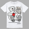 Dunk Low Cool Grey DopeSkill T-Shirt Love Kills Graphic Streetwear - White 