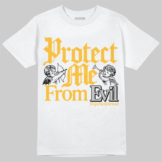 Jordan 5 'Tokyo' DopeSkill T-Shirt Protect Me From Evil Graphic Streetwear - White 