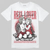 Jordan 4 “Sierra Red" DopeSkill T-Shirt Real Lover Graphic Streetwear - White 