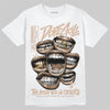Jordan 4 Retro Cozy Girl DopeSkill T-Shirt The Mouth With No Droughts Graphic Streetwear - White