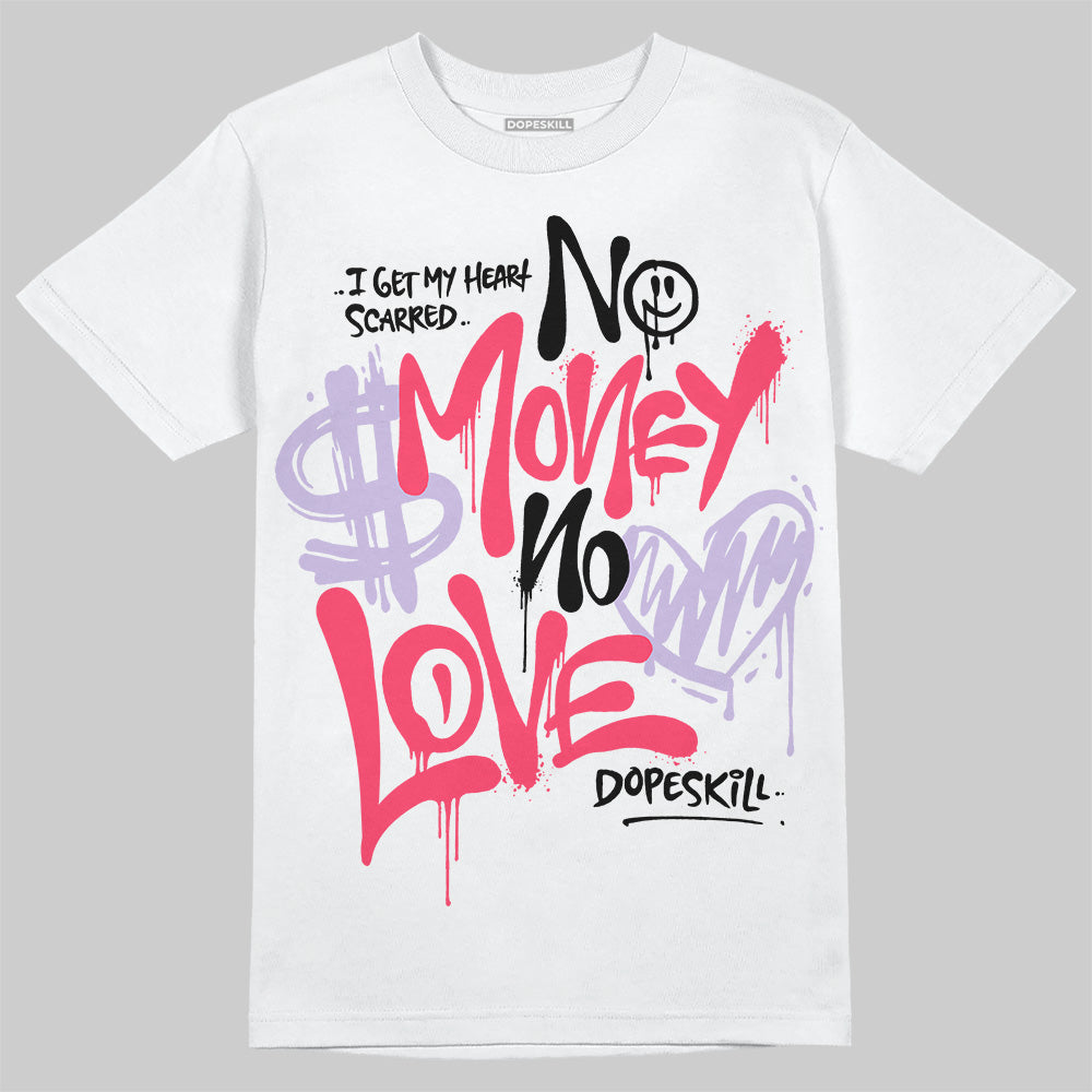Jordan 5 Low “Peanut Butter Jelly” DopeSkill T-Shirt No Money No Love Typo Graphic Streetwear - White