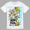 New Balance 9060 “Cyan Burst” DopeSkill T-Shirt Side Hustle Graphic Streetwear - White