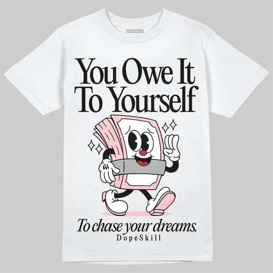 ASICS Gel-Nimbus 10.1 Strawberry DopeSkill T-Shirt Owe It To Yourself Graphic Streetwear - White