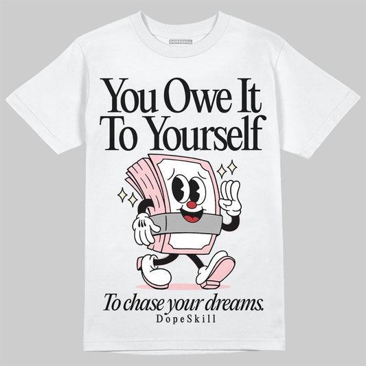 ASICS Gel-Nimbus 10.1 Strawberry DopeSkill T-Shirt Owe It To Yourself Graphic Streetwear - White