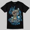 Jordan 3 GS “We Outside” DopeSkill T-Shirt Smile Through The Pain Graphic Streetwear - Black