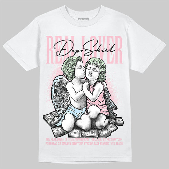 Jordan 4 Retro Valentine's Day (2026) (GS) DopeSkill T-Shirt Real Lover Graphic Streetwear - White