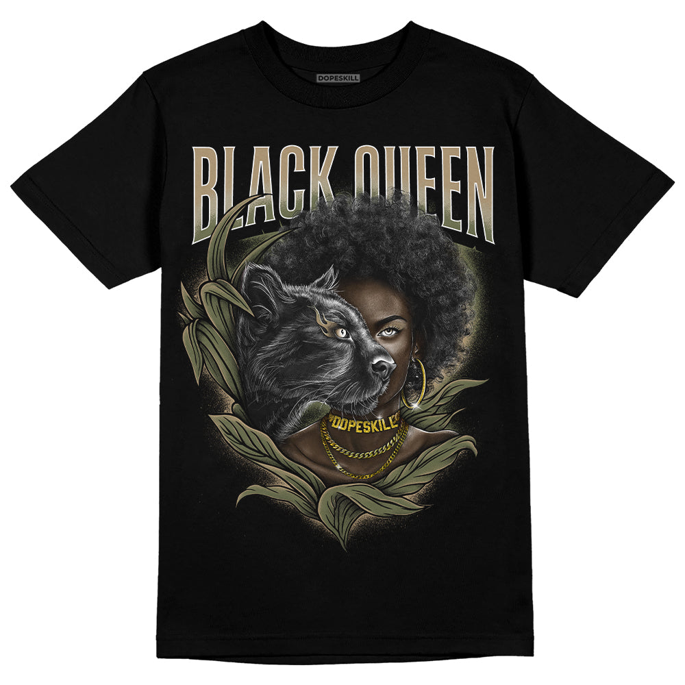 Air Max 90 Ballistic Neutral Olive DopeSkill T-Shirt New Black Queen Graphic Streetwear - Black