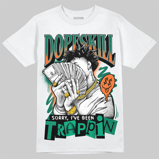 Jordan 3 Retro SP Nina Chanel Abney Bicoastal DopeSkill T-Shirt Sorry I've Been Trappin Graphic Streetwear - White 