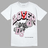 Dunk Low LX Pink Foam DopeSkill T-Shirt Loser Lover Graphic Streetwear - White