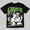 Air Max 95 Big Bubble Neon Yellow DopeSkill T-Shirt Real Ones Choose Loyalty Graphic Streetwear - Black