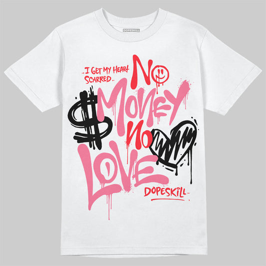 Diesel Pink S - Serendipity Pro-X1 Trainers DopeSkill T-Shirt No Money No Love Typo Graphic Streetwear - White