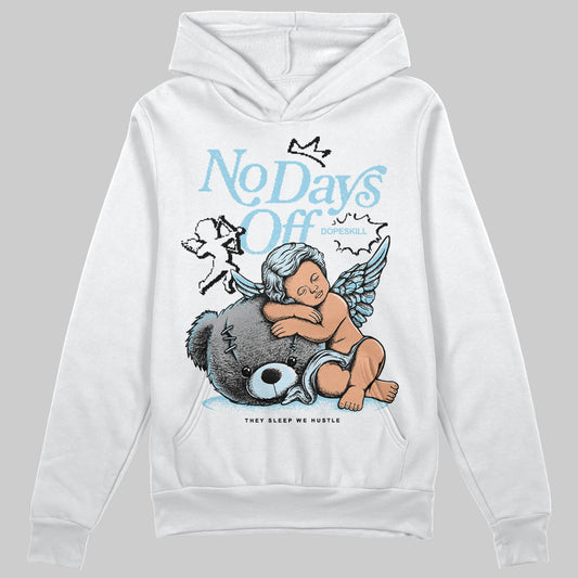 Vans Knu Stack Vintage Satin Dream Blue DopeSkill Hoodie Sweatshirt New No Days Off Graphic Streetwear - White