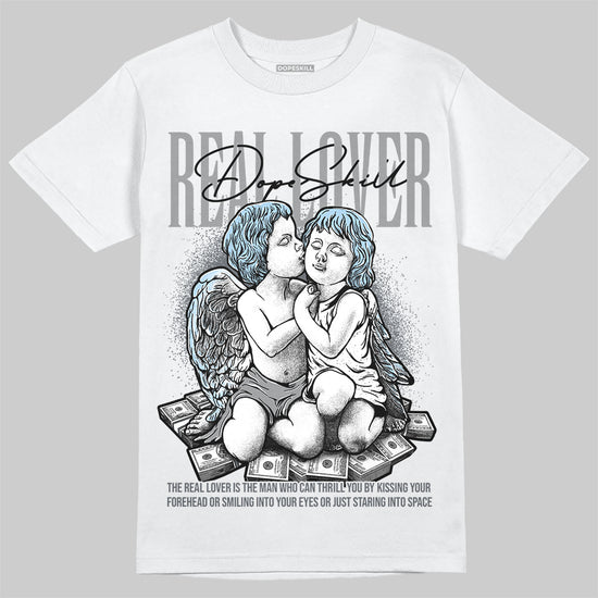 Jordan 5 Retro Wolf Grey (2026) DopeSkill T-Shirt Real Lover Graphic Streetwear - White 