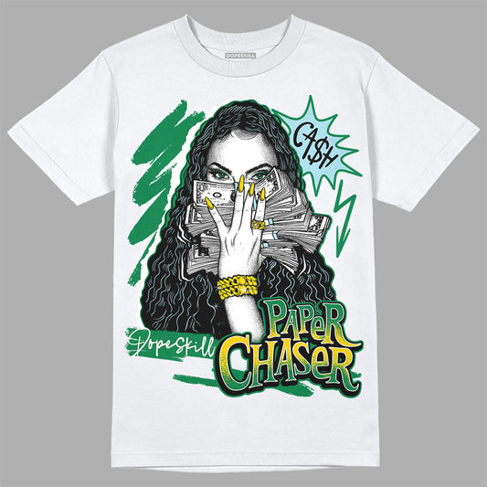 Jordan 5 “Lucky Green” DopeSkill T-Shirt NPC Graphic Streetwear - White