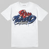 Jordan 6 Retro 'White And Midnight Navy' DopeSkill T-Shirt Rare Breed Type Graphic Streetwear - White