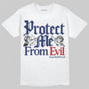 Jordan 11 “Rare Air” DopeSkill T-Shirt Protect Me From Evil Graphic Streetwear - White 