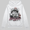 AMIRI White & Pink Stars Court Sneakers DopeSkill Hoodie Sweatshirt New Hold My Own Graphic Streetwear - White