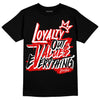 Jordan 4 Retro Red Cement DopeSkill T-Shirt LOVE Graphic Streetwear - Black
