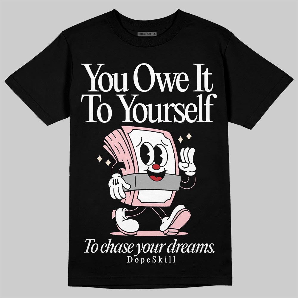 ASICS Gel-Nimbus 10.1 Strawberry DopeSkill T-Shirt Owe It To Yourself Graphic Streetwear - Black