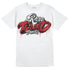 Jordan 12 “Red Taxi” DopeSkill T-Shirt Rare Breed Type Graphic Streetwear - White