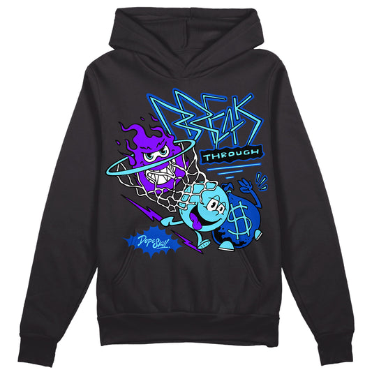 Dunk Low Argon DopeSkill Hoodie Sweatshirt Break Through Graphic Streetwear - Black