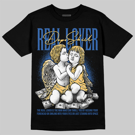 Travis Scott x Air Jordan 1 Low OG “Canary” DopeSkill T-Shirt Real Lover Graphic Streetwear - Black