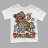 Jordan 3 Retro Palomino DopeSkill Toddler Kids T-shirt Born To Be Rich Graphic Streetwear - White