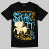 Jordan 11 Retro Gamma Blue (2025) DopeSkill T-Shirt Speak It Graphic Streetwear - Black