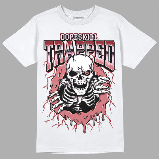 Valentine's Day Collection DopeSkill T-Shirt Trapped Halloween Graphic Streetwear - White