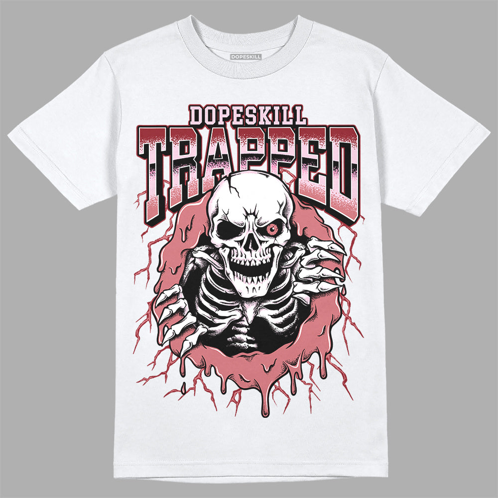 Valentine's Day Collection DopeSkill T-Shirt Trapped Halloween Graphic Streetwear - White