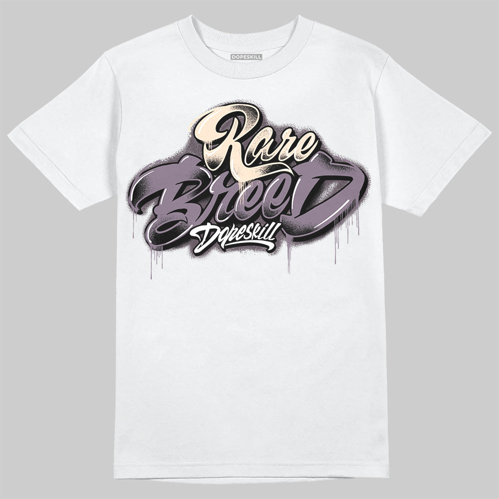 A Ma Maniére x Air Jordan 3 Black Violet Ore DopeSkill T-Shirt Rare Breed Type Graphic Streetwear - White 