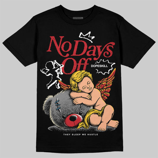 Union LA x Air Jordan 1 High OG “Chicago/Shadow” DopeSkill T-Shirt New No Days Off Graphic Streetwear - Black