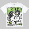 Air Max 95 Big Bubble Neon Yellow DopeSkill T-Shirt Real Ones Choose Loyalty Graphic Streetwear - White 