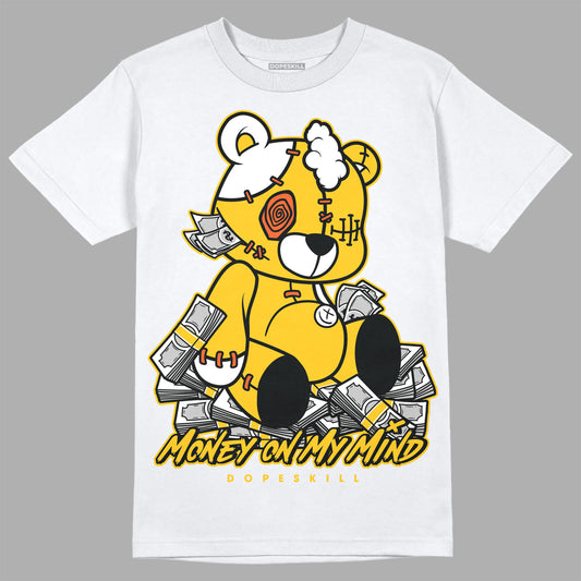 Yellow Sneakers DopeSkill T-Shirt MOMM Bear Graphic Streetwear - White