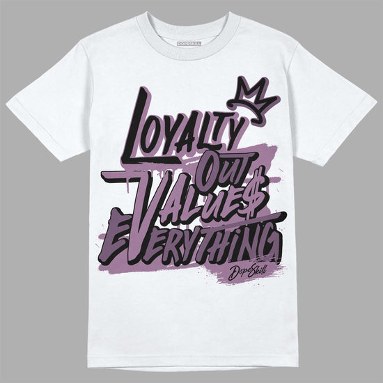 Jordan 2 “Mauve/Off-Noir” DopeSkill T-Shirt LOVE Graphic Streetwear - White