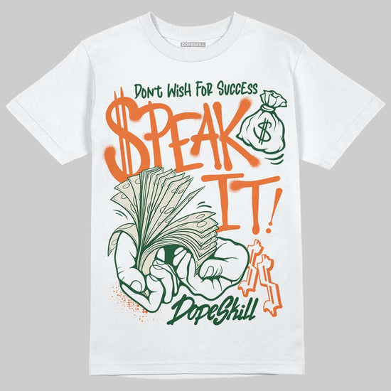 SoleFly x Air Jordan 3 “Fruits Of Our Labor” DopeSkill T-Shirt Speak It Graphic Streetwear - White
