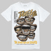 Jordan 12 Retro 'Taxi' 2025 DopeSkill T-Shirt The Mouth With No Droughts Graphic Streetwear - White