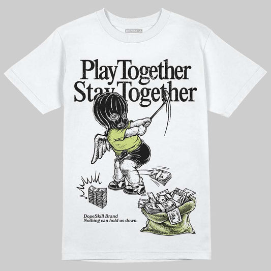Jordan 11 “Inner Beast” DopeSkill T-Shirt Play together, Stay together Graphic Streetwear - White