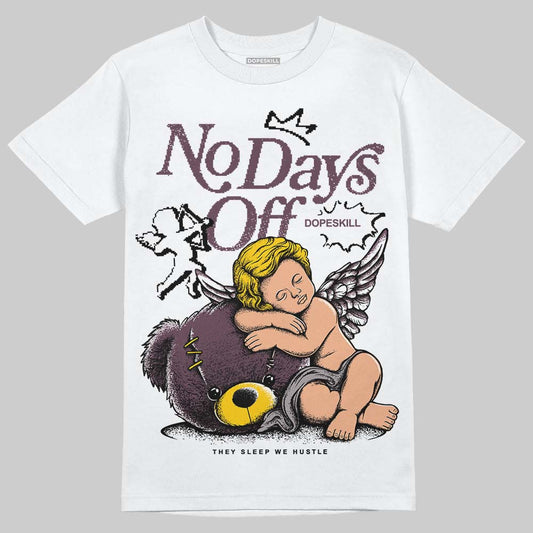 A Ma Maniére x Air Jordan 5 “Violet Ore” DopeSkill T-Shirt New No Days Off Graphic Streetwear - White