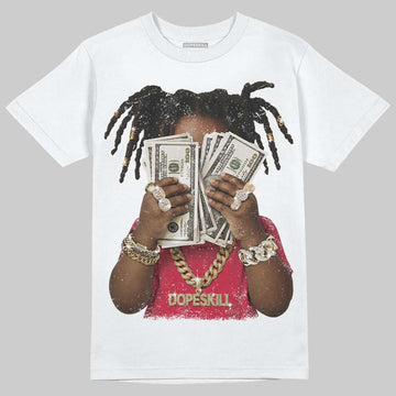 Dunk Low Valentine's Day (2026) DopeSkill T-Shirt Rich Youth Graphic Streetwear - White