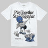 Awake NY x Jordan 5 Retro 'Black Racer Blue' DopeSkill T-Shirt Play together, Stay together Graphic Streetwear - White 